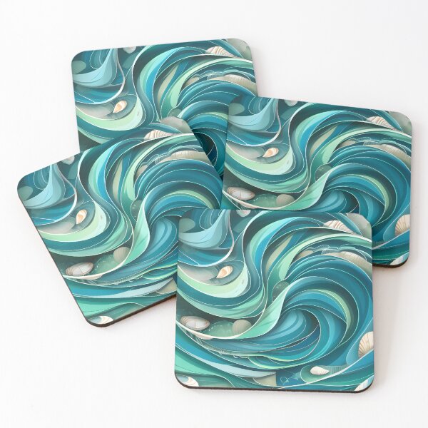 Item preview, Shells In The Ocean Waves designed and sold by MrKATORSKI.