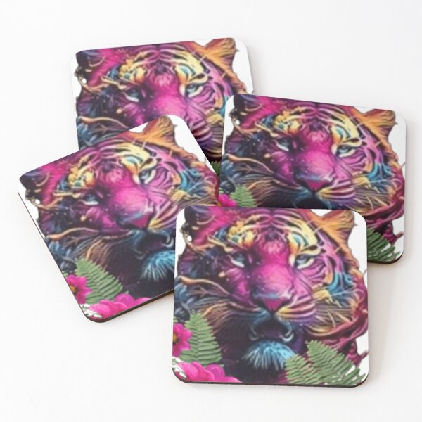 Item preview, Hidden Colorful Tiger designed and sold by UrbanBubules.
