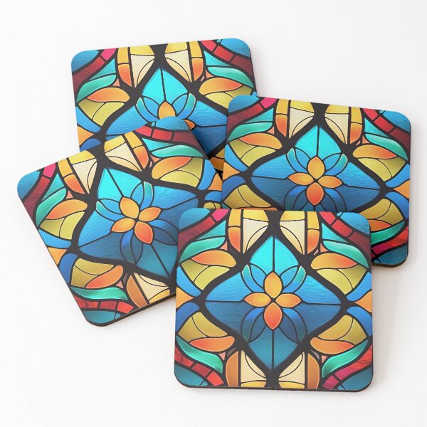 Item preview, Abstract Stained Glass Pattern Design designed and sold by TheArtOfPat.