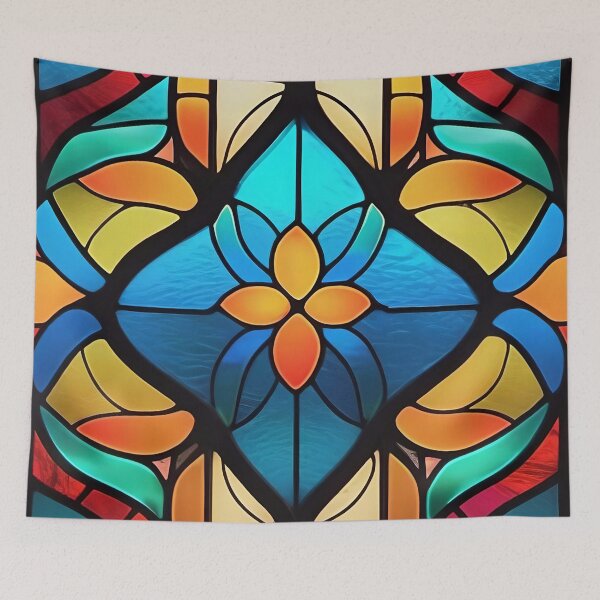 Item preview, Abstract Stained Glass Pattern Design designed and sold by TheArtOfPat.