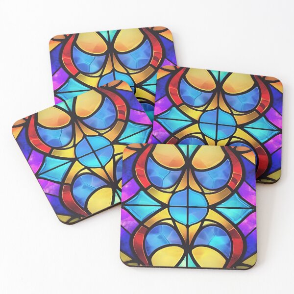 Item preview, Abstract Stained Glass Pattern Design designed and sold by TheArtOfPat.
