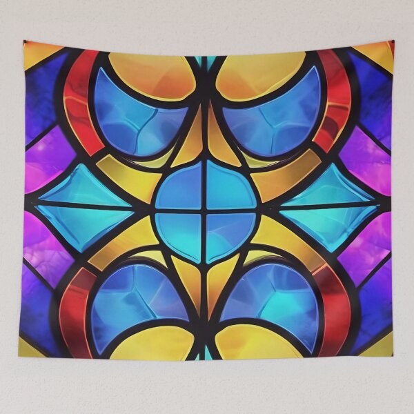 Item preview, Abstract Stained Glass Pattern Design designed and sold by TheArtOfPat.