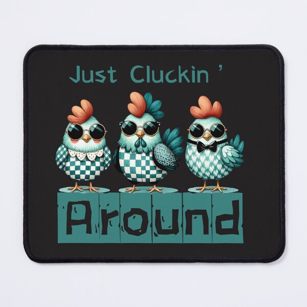Item preview, Checkered Chicken Just Cluckin' Around designed and sold by AlienOccupation.