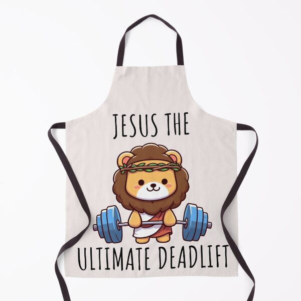 Item preview, Jesus The Ultimate Deadlifter Lion designed and sold by LemuellTrends.