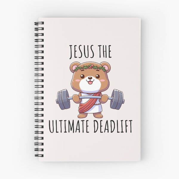 Item preview, Jesus The Ultimate Deadlifter Bear designed and sold by LemuellTrends.