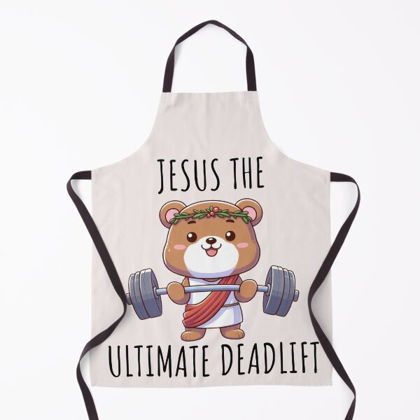 Item preview, Jesus The Ultimate Deadlifter Bear designed and sold by LemuellTrends.