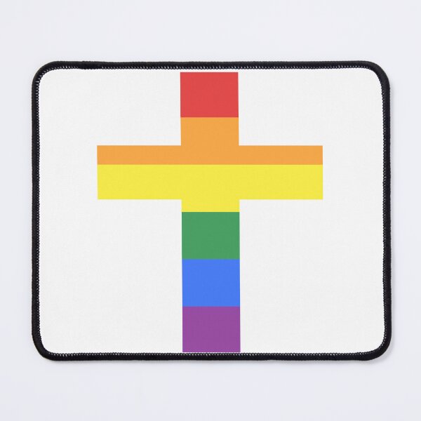 Item preview, Rainbow Cross (light) designed and sold by porcupride.