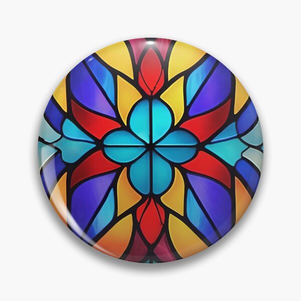 Item preview, Abstract Stained Glass Pattern Design designed and sold by TheArtOfPat.