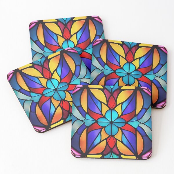 Item preview, Abstract Stained Glass Pattern Design designed and sold by TheArtOfPat.