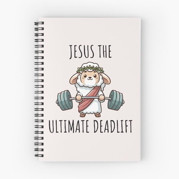 Item preview, Jesus The Ultimate Deadlifter Sheep designed and sold by LemuellTrends.