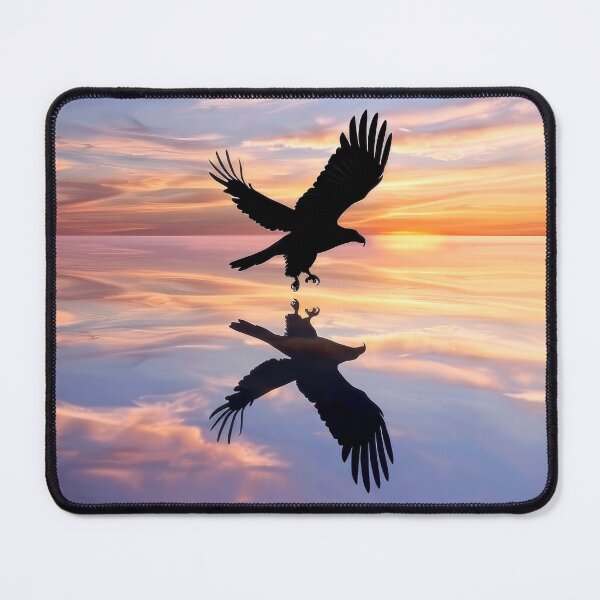 Item preview, Eagle Reflected in Water designed and sold by BadAttitudeTees.