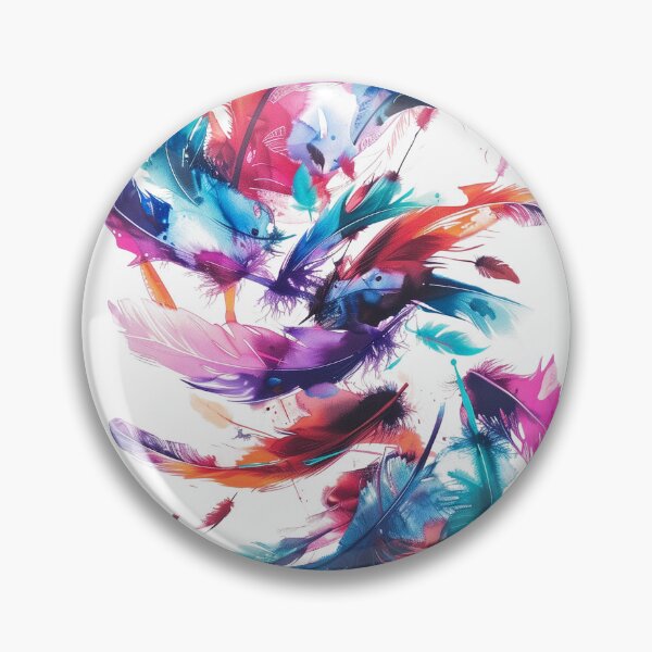 Item preview, Whimsical Feather Swirl designed and sold by chi3-jp.
