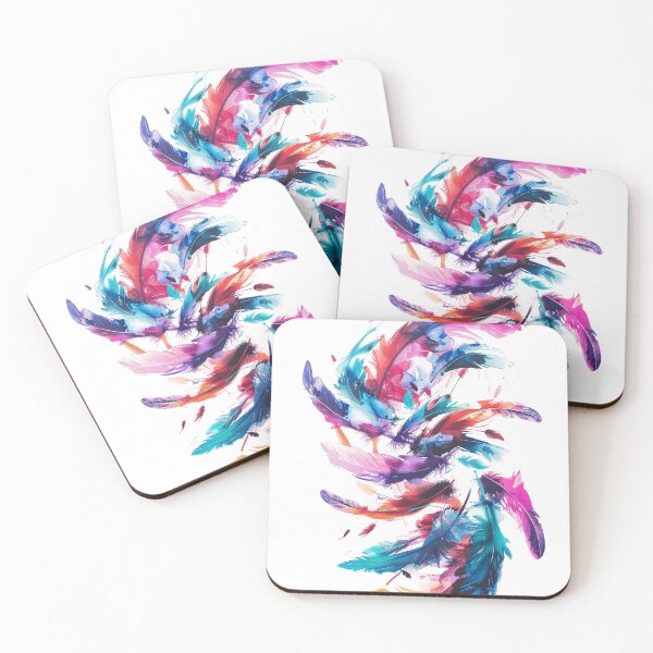 Item preview, Whimsical Feather Swirl designed and sold by chi3-jp.