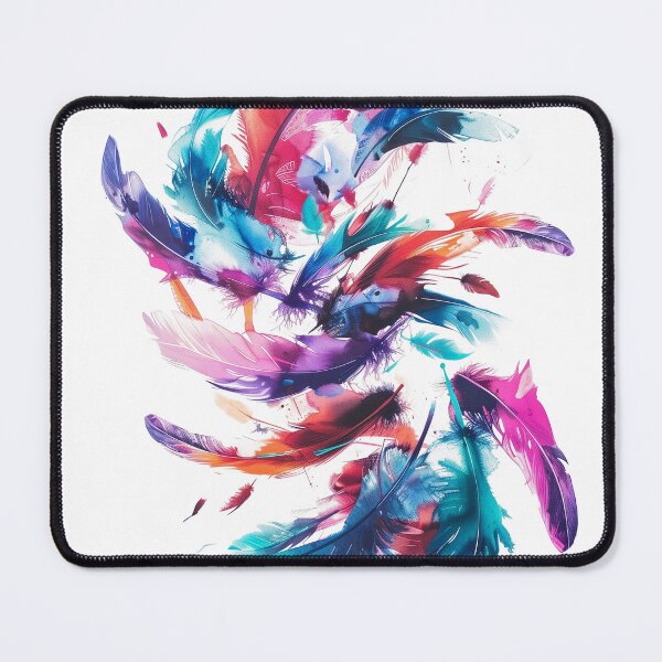 Item preview, Whimsical Feather Swirl designed and sold by chi3-jp.