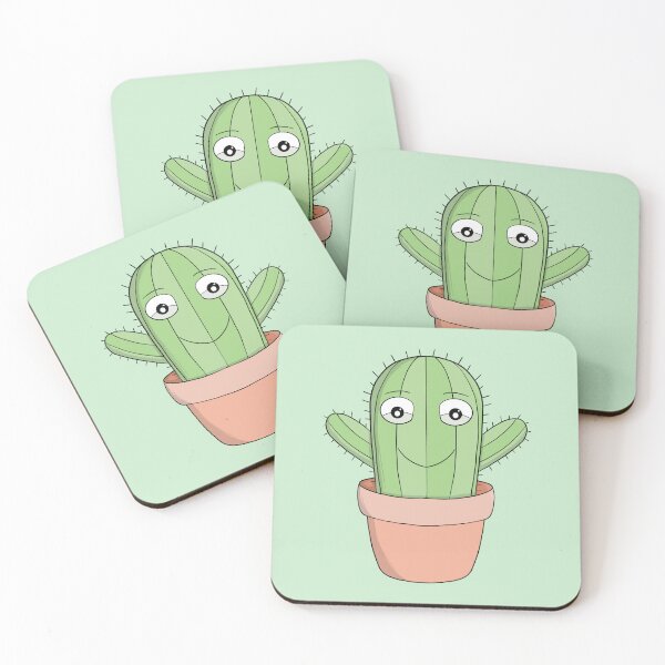 Item preview, A cute smiling cactus designed and sold by shopdiego.