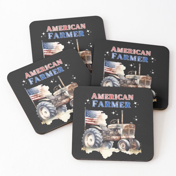 Item preview, Watercolor Tractor American Flag American Farmer designed and sold by AlienOccupation.