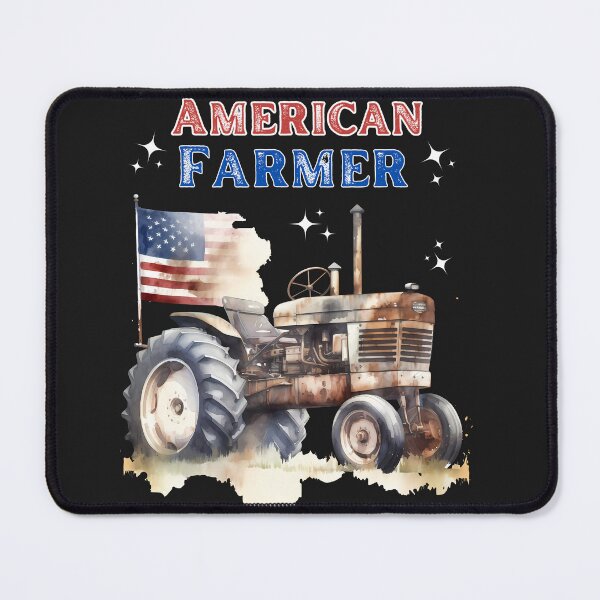 Item preview, Watercolor Tractor American Flag American Farmer designed and sold by AlienOccupation.
