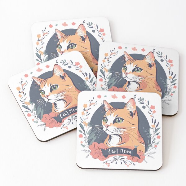 Item preview, Cat Mom: Colorful Feline Design - Perfect for Cat Lovers, Designed by TRYKID designed and sold by TRYKID.
