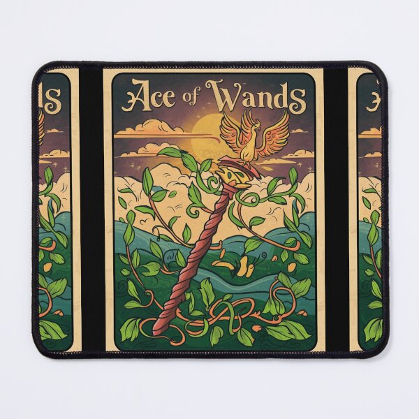 Item preview, Tarot Card - Ace of Wands designed and sold by ZodiacWonders.
