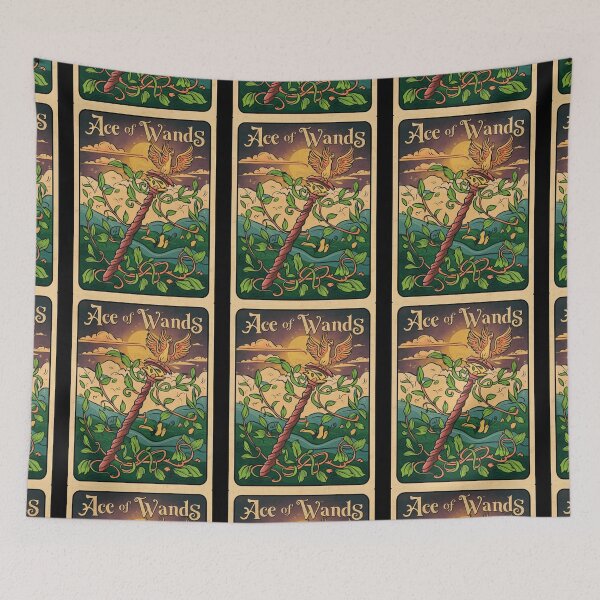 Item preview, Tarot Card - Ace of Wands designed and sold by ZodiacWonders.