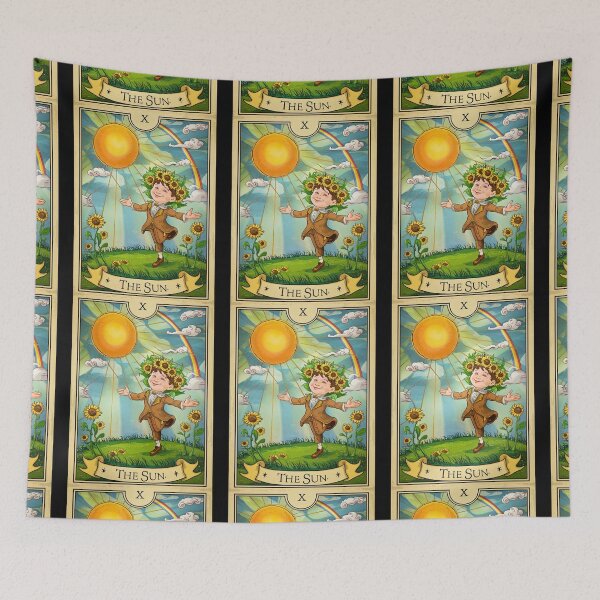 Item preview, Tarot Card - The Sun designed and sold by ZodiacWonders.