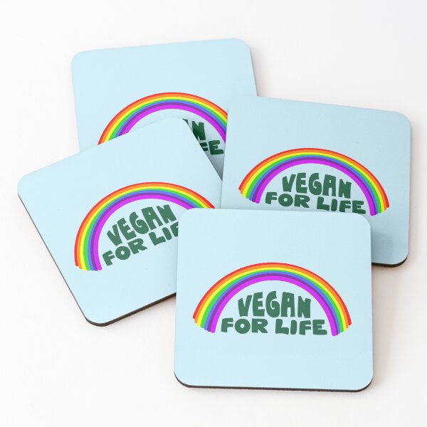 Item preview, Vegan For Life Rainbow designed and sold by Alec Buchan.