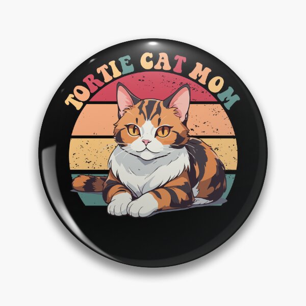 Item preview, Tortie Cat Mom Retro Sunset Tortie Tortoiseshell Tortie Mom Gear designed and sold by DynamicDesign.