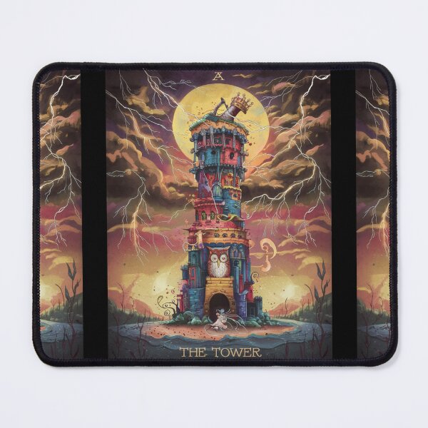 Item preview, Tarot Card - The Tower designed and sold by ZodiacWonders.