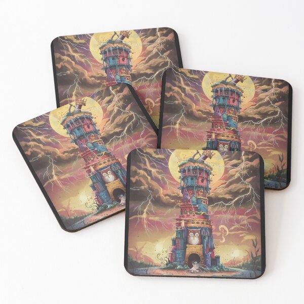 Item preview, Tarot Card - The Tower designed and sold by ZodiacWonders.
