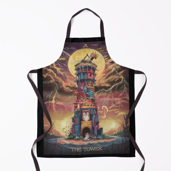 Item preview, Tarot Card - The Tower designed and sold by ZodiacWonders.