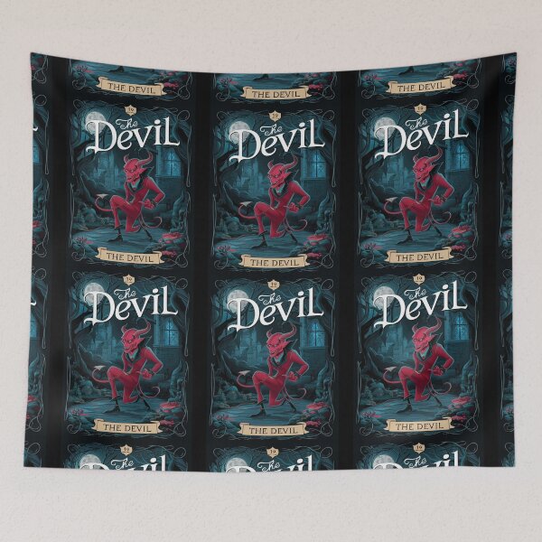 Item preview, Tarot Card - The Devil designed and sold by ZodiacWonders.