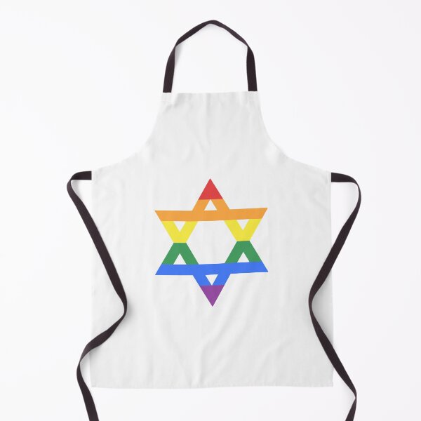 Item preview, Rainbow Star of David (light) designed and sold by porcupride.