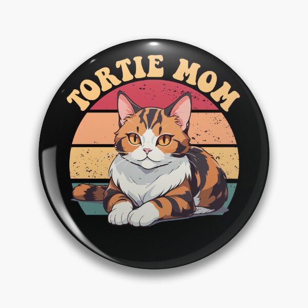 Item preview, Tortie Mom Retro Sunset Tortie Tortoiseshell Cat Tortie Mom Gear designed and sold by DynamicDesign.