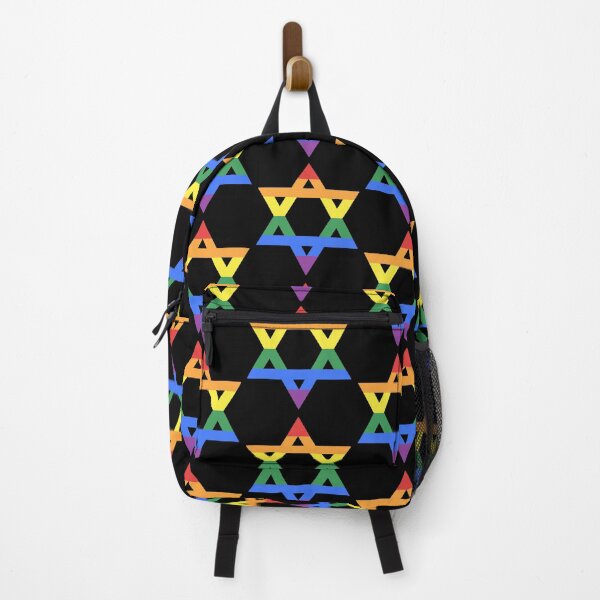 Item preview, Rainbow Star of David (dark) designed and sold by porcupride.
