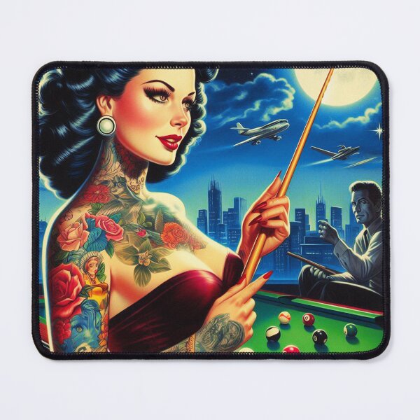 Item preview, Snooker Pin-up designed and sold by PulpVintage.