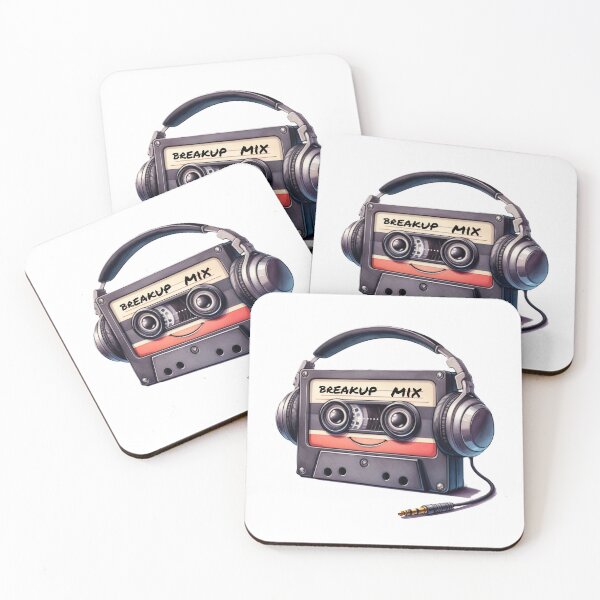 Item preview, Breakup Mix Tape with Analog Headphones designed and sold by DsTeesApparel.