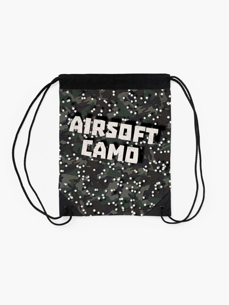 Alternate view of Airsoft Camo Drawstring Bag