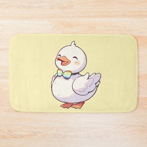 Item preview, Cute Ducky with AroAce Agender Pride Flag Bow Tie, Kawaii AroAce Agender Pride Duck Design designed and sold by Travelslightly.