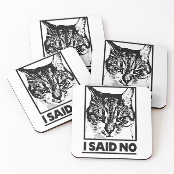 Item preview, I said No designed and sold by catninja86.