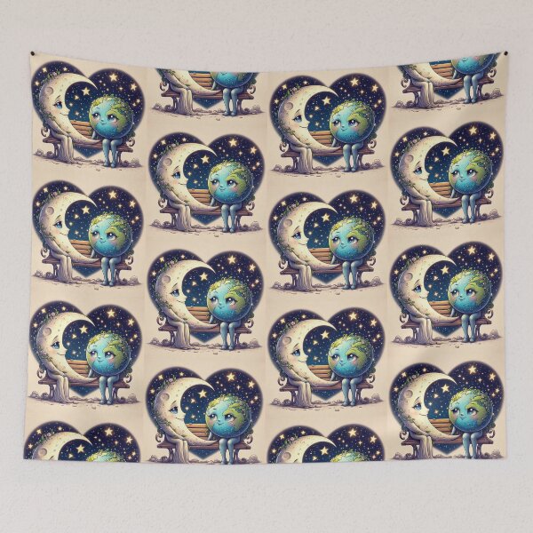 Item preview, The Relationship Between our Earth and Moon Creates Our Beautiful Home designed and sold by CarolM.