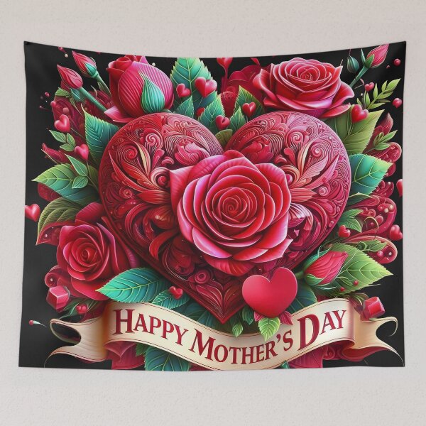 Item preview, Happy Mother's Day 2024: 3D Heart of Roses designed and sold by sofia1971.