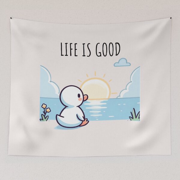 Item preview, Tranquility Duck designed and sold by LemuellTrends.