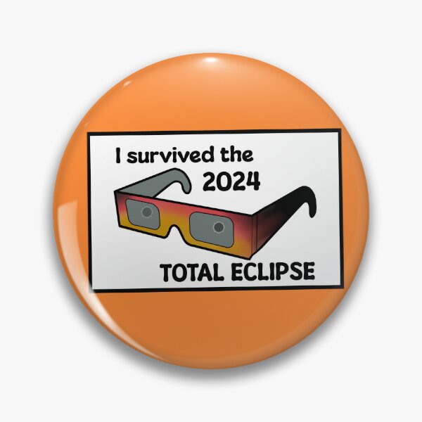 Item preview, I Survived the 2024 Total Eclipse Glasses design by Kelly Welsh designed and sold by Kotejikoa.