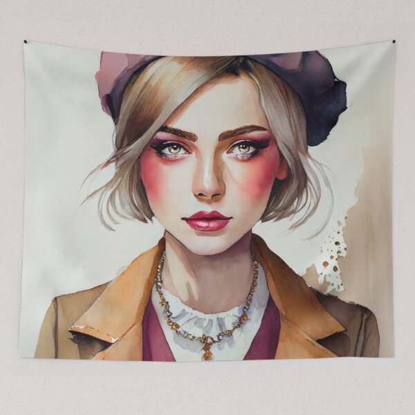 Item preview, Hipster Girl 1 designed and sold by 3dvirtualand.