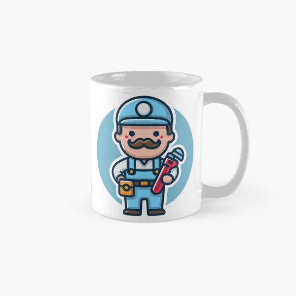 Item preview, Cute Vintage American Plumber designed and sold by BluRockDesigns.