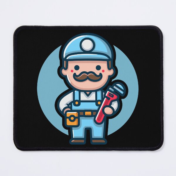 Item preview, Cute Vintage American Plumber designed and sold by BluRockDesigns.