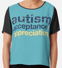 Autism Acceptance & Appreciation Chiffon Top