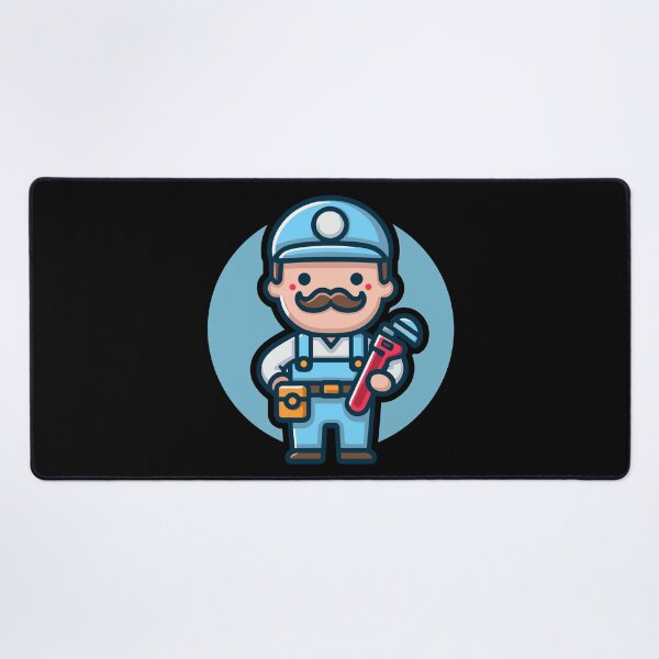 Item preview, Cute Vintage American Plumber designed and sold by BluRockDesigns.