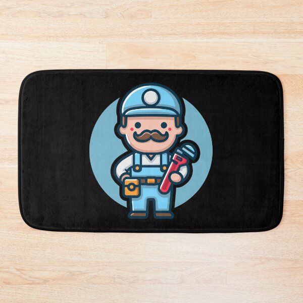 Item preview, Cute Vintage American Plumber designed and sold by BluRockDesigns.