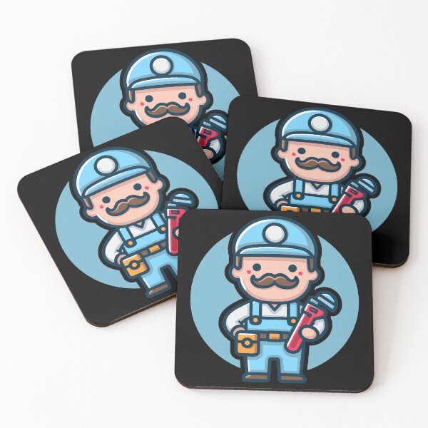 Item preview, Cute Vintage American Plumber designed and sold by BluRockDesigns.
